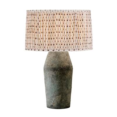 Troy Lighting Artifact 1 Light Ceramic Table Lamp in Primrose Red