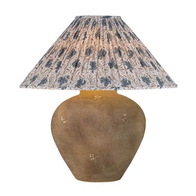 Troy Lighting Calabria 1 Light Ceramic Table Lamp in Bloom Slate