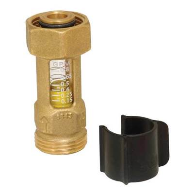 Uponor TruFLOW Visual Flow Meter - 0.15 to 0.8 GPM