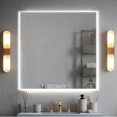 Villeroy And Boch Aura 36 X 36 LED Perimeter-Lit Rectangular Mirror