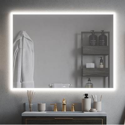 Villeroy And Boch Aura 48 X 36 LED Perimeter-Lit Rectangular Mirror