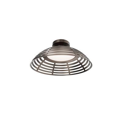 WAC Lighting Colander Outdoor Flush Mount Light in Bronze