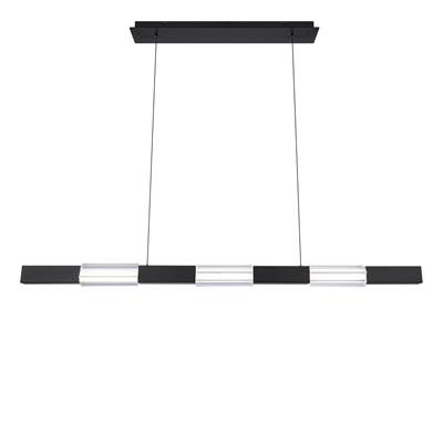 WAC Lighting Super Star Linear Chandelier in Black