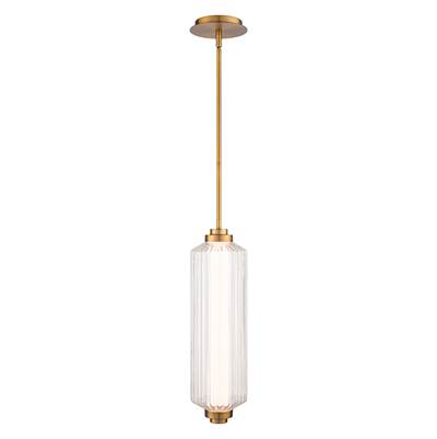 WAC Lighting Portos Pendant in Aged Brass
