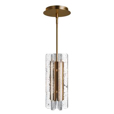 WAC Lighting Cartridge Mini Pendant in Aged Brass