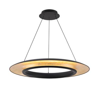 WAC Lighting Center Stage Pendant in Black Gloss