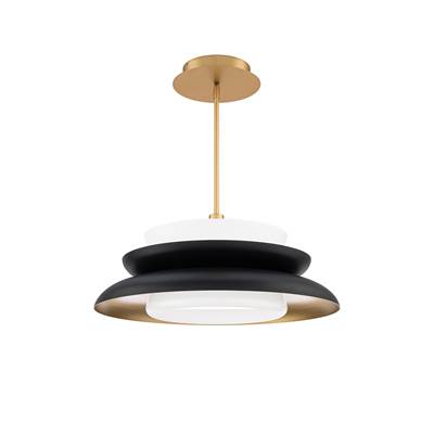 WAC Lighting Capulet Pendant - Two-Tone in Black and Gold