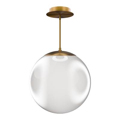 WAC Lighting Honeymooner Pendant - 20 Two-Tone in Aged Brass