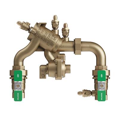 Zurn Industries Backflow Preventer - 3/4" - 975XL3 Reduced Pressure Principle N-Pattern - NPT Ends - Ball Valves with Top Access
